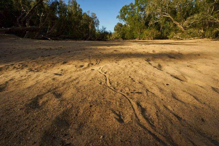 Laura river bed.